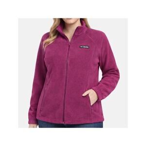 Columbia Benton Springs Full Zip Fleece Jacket Raspberry Large